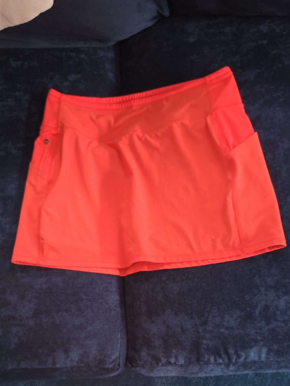 Athleta Neon Coral Performance Skort